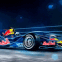 F1 Red Bull à pleine vitesse