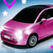 Fiat 500 rose bonbon