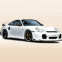 Porsche 911 GT Blanche