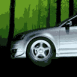 Audi A3 dans les bois
